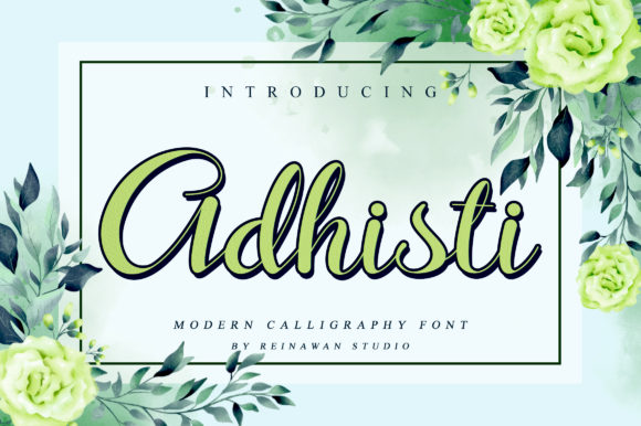 Adhisti: The Font That Elevates Your Campaign Visuals