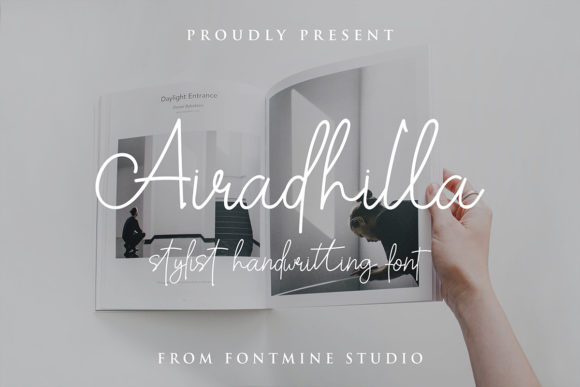 Airadhilla: A Classy Handwritten Font for Branding Projects