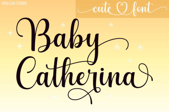 Baby Catherina: A Timeless Handwritten Font for Editorial Design