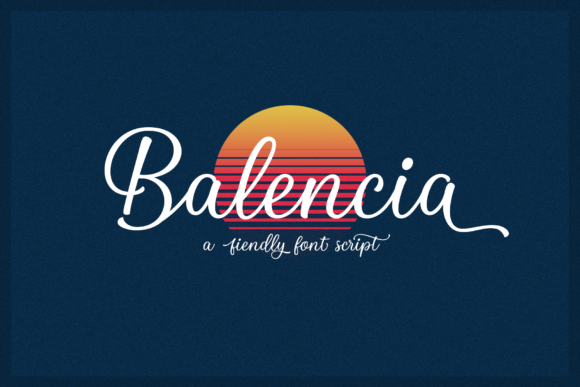 Balencia Script Font for Web Design Projects