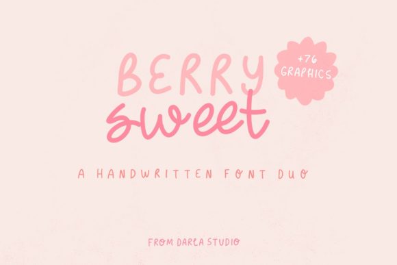 Berry Sweet: A Handwritten Font for Modern Web Design