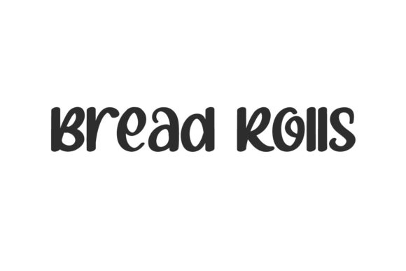 Bread Rolls Font for Editorial Design