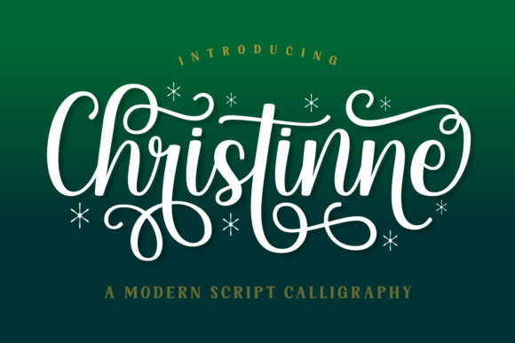 Christinne: A Modern Script Font for Digital Branding