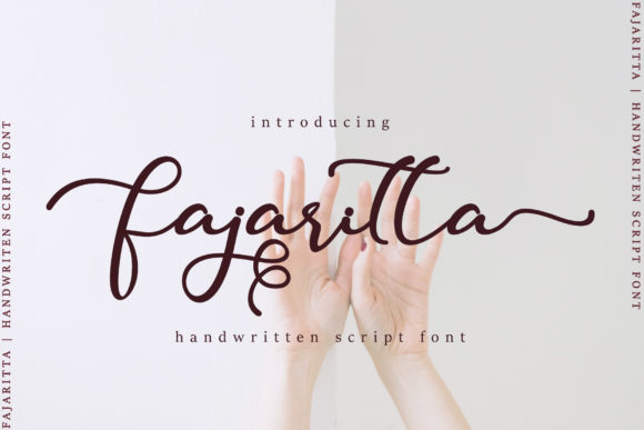 Fajaritta: A Handwritten Font for Modern Web Design