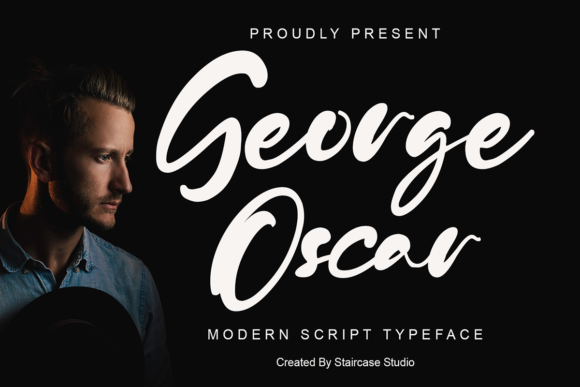 George Oscar: A Modern Script Font for Editorial Elegance