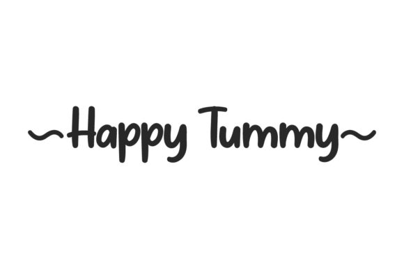 Happy Tummy: A Playful Font for Branding Projects