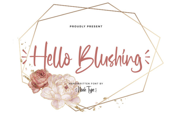 Hello Blushing: A Handwritten Font for Editorial Elegance