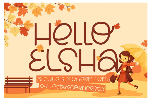 Hello Elsha: A Handwritten Font for Creative Makers