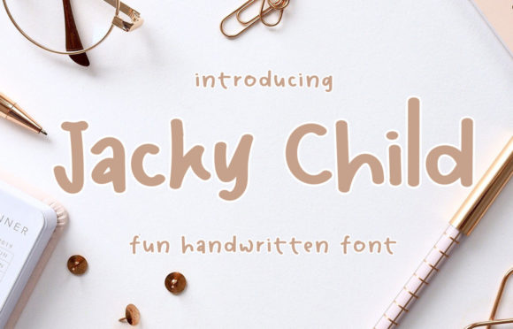 Jacky Child: A Sweet and Elegant Font for Modern Branding