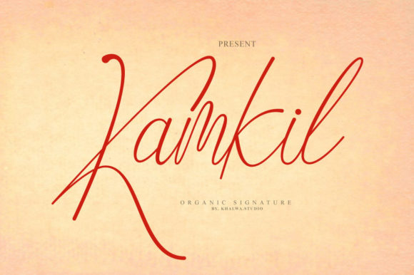 Kamkil – A Script Font That Elevates Branding