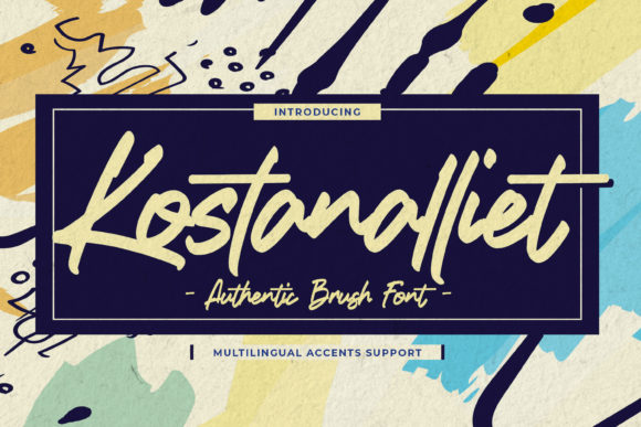 Kostanalliet: A Handwritten Font for Editorial Elegance