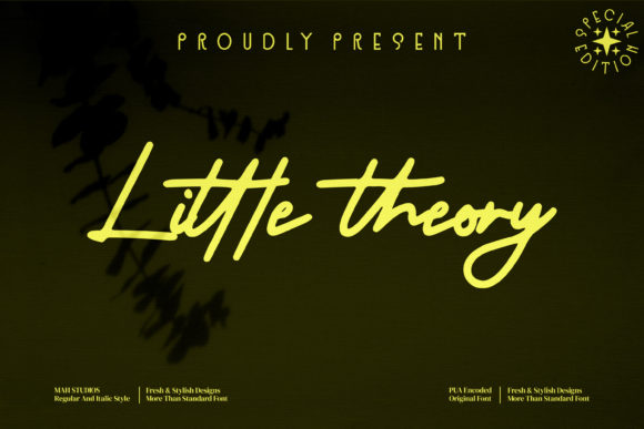 Little Theory: A Script Font for Modern Web Design