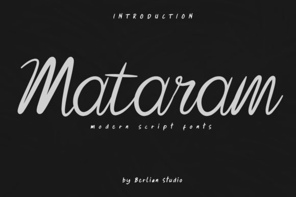 Mataram Script Font Review for Real-World Design