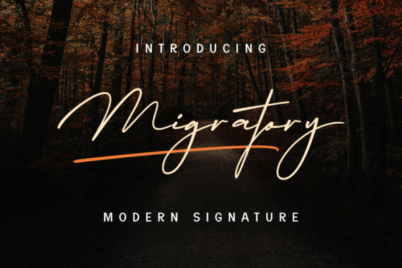 Migratory Font for Modern Web Design