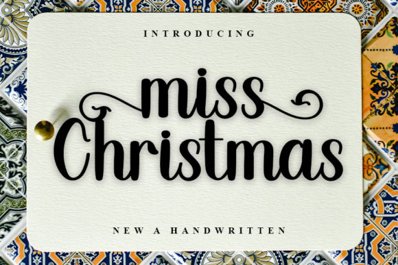 Miss Christmas: A Stylish Font for Modern Web Design