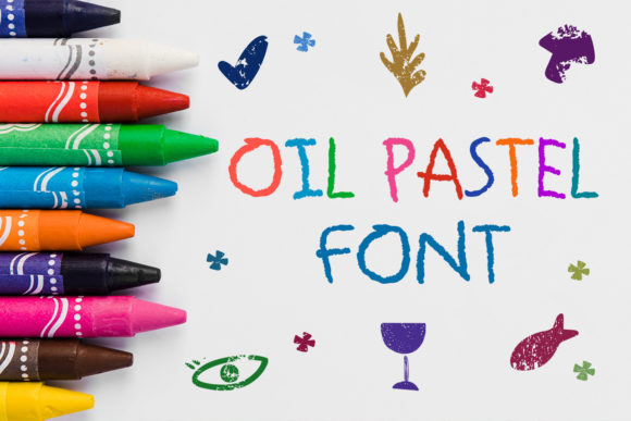 Oil Pastel Font for Eye-Catching Design