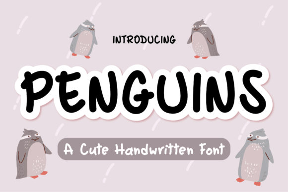 Penguins Font for Business Branding