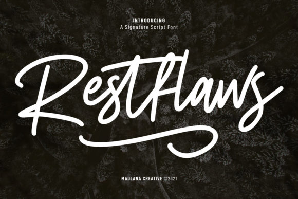 Restfaws: A Versatile Script Font for Editorial Design