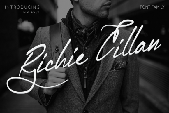 Richie Cillan: A Script Font for Digital Elegance