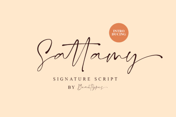 Sattamy Signature Font for Professional Branding