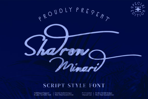 Sharon Minari: A Versatile Script Font for Modern Campaigns