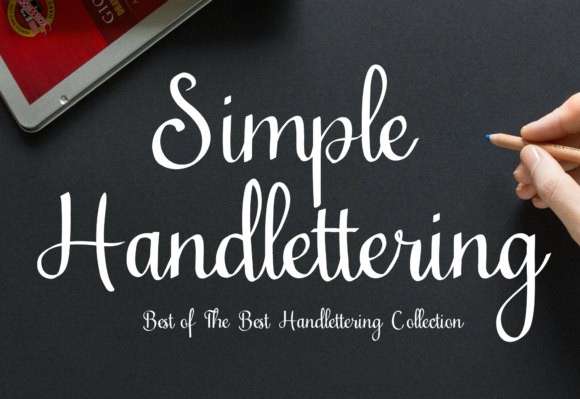Simple Handlettering: A Font That Brings Creativity to Life