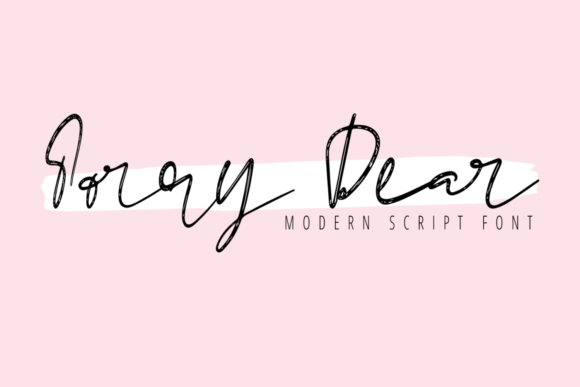 Sorry Dear Font for Digital Marketing and Branding