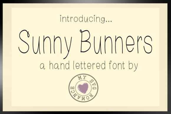 Sunny Bunners: The Handwritten Font That Elevates Campaign Design
