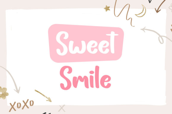Sweet Smile Script Font for Handmade Creations