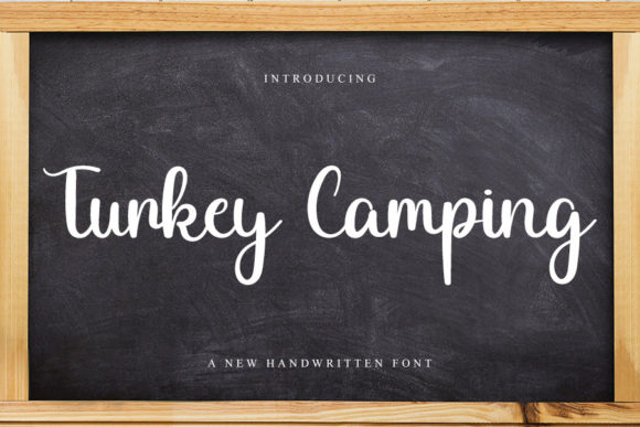 Turkey Camping Font for Editorial Design