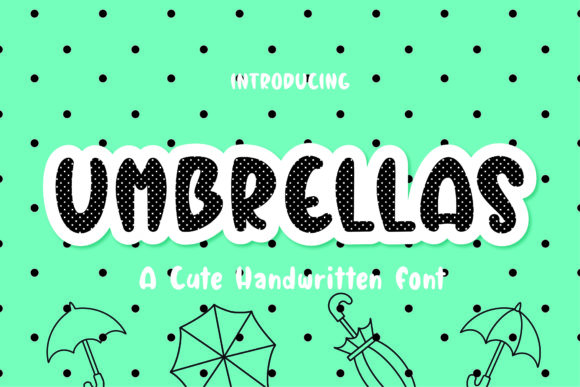 Umbrellas Font Review for Real-World Design
