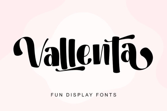Vallenta: A Playful Handwritten Font for Creative Makers