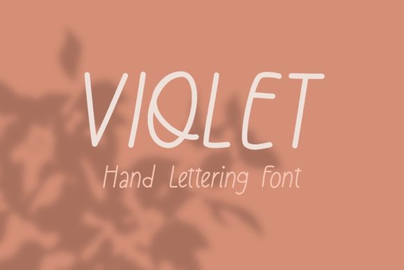 Violet: A Handwritten Font for Modern Web Design