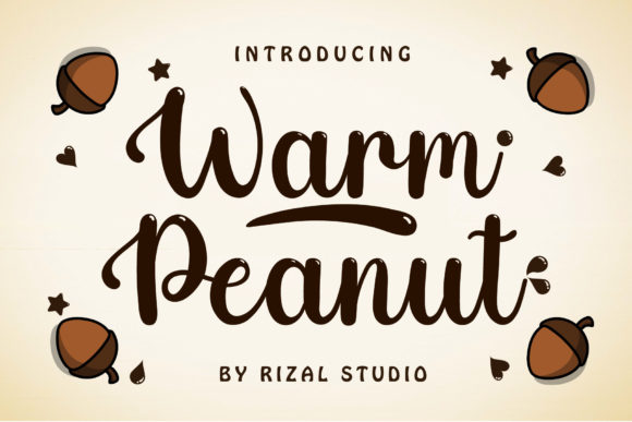 Warm Peanut: A Handwritten Font for Modern Web Design