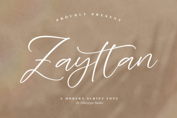 Zayttan: A Modern Script Font for Thoughtful Design